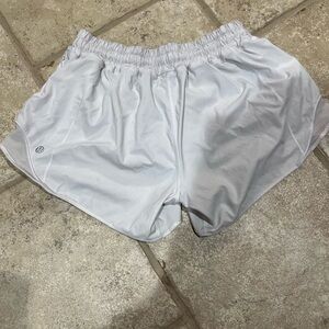 Women's White Lululemon Shorts